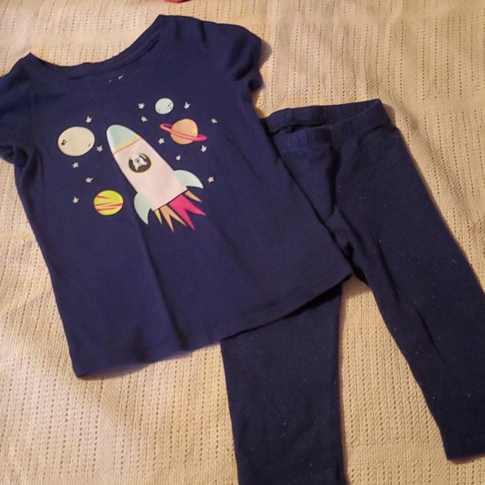 3t cotton shirt and leggings